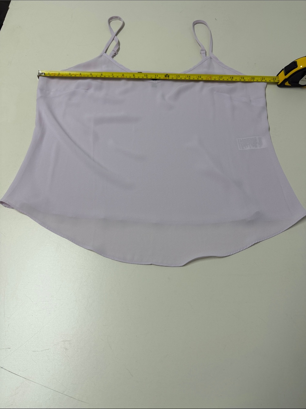 White House Black Market Sleeveless Tie-Neck Blouse With Camisole in Lilac - Picture 8 of 13